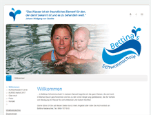Tablet Screenshot of bettinas-schwimmschule.at